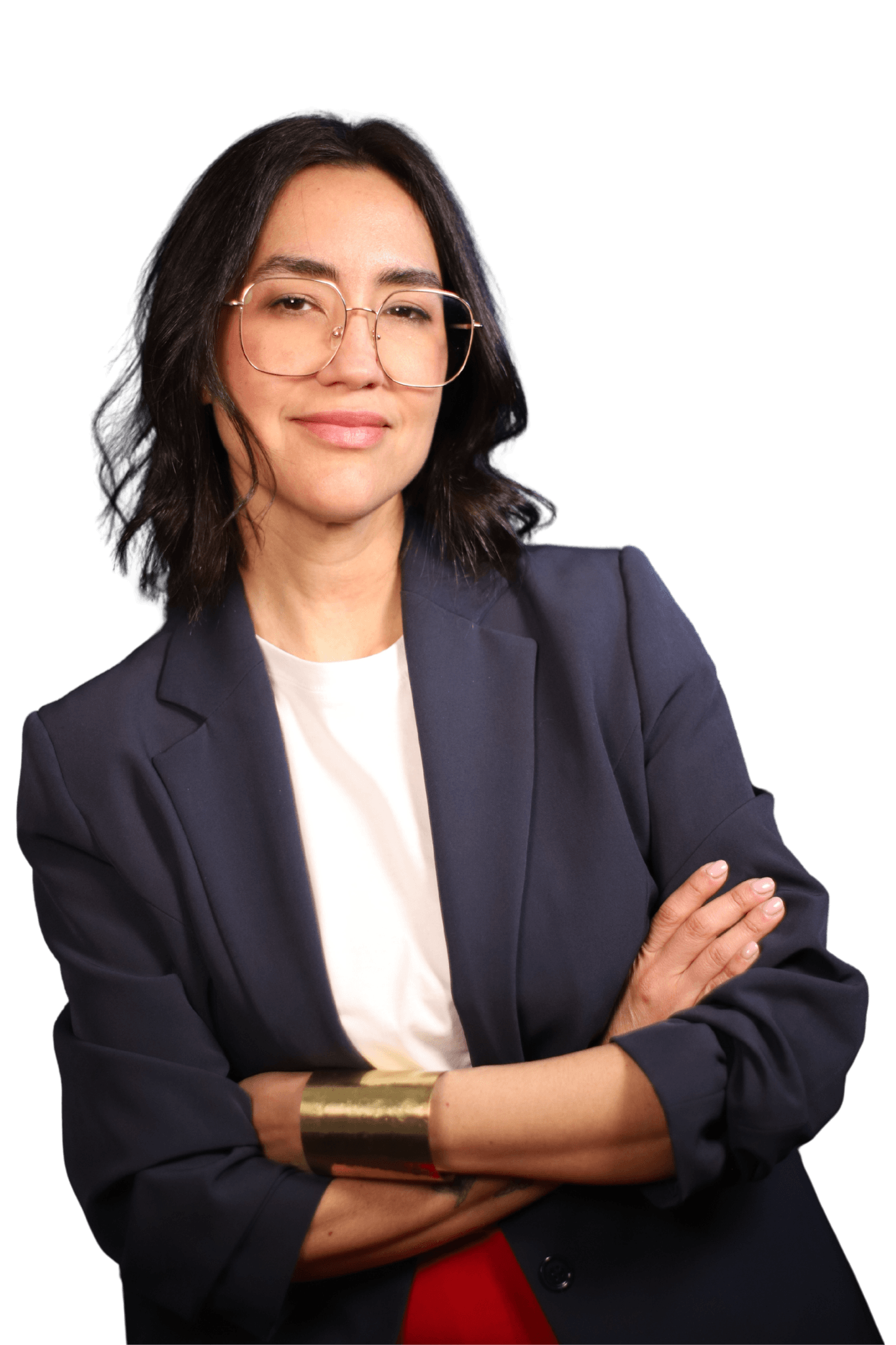 Doctora especialista sonriendo, ejemplo de marca personal médica